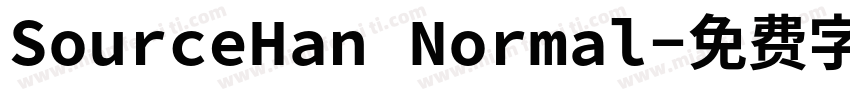 SourceHan Normal字体转换